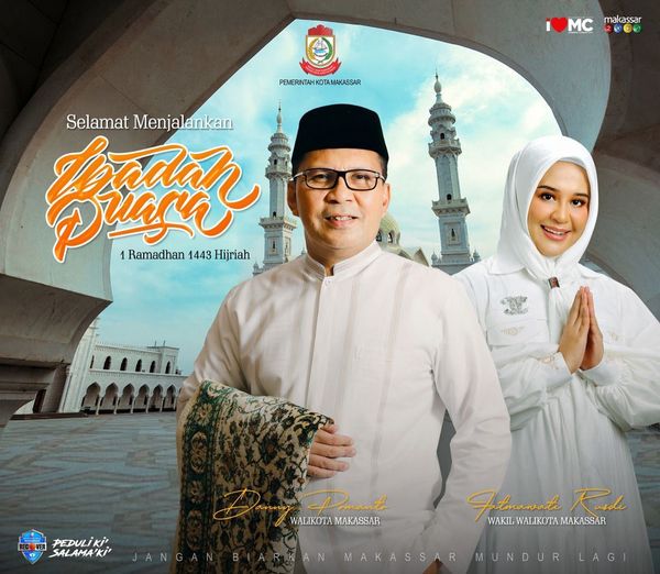 Ucapkan Selamat Menunaikan Ibadah Puasa, Danny Berharap Ramadan Membawa Berkah dan Kemajuan Kota Makassar